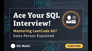 Sales Person SQL Solution – LeetCode 607 Explained (PostgreSQL Tutorial)