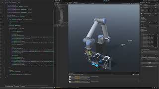 Robot Inverse kinematics in Unity UR10