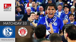 After Crazy Comeback: Schalke back in Bundesliga! | Schalke 04 - St. Pauli 3-2 | MD 33 – BL 2 21/22