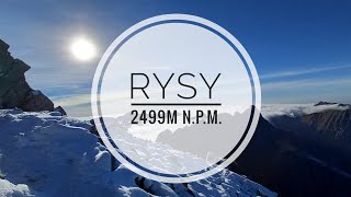 RYSY 2499m n.p.m. - najwyższy szczyt w Polsce #Rysy #Tatry