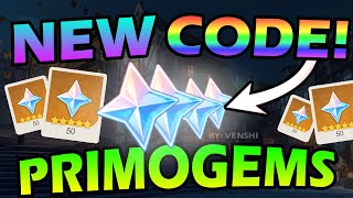 New Primogem Code Genshin Impact || REDEEM NOW! Free Primogems Working!! *USE THIS NOW BEFORE LATE*