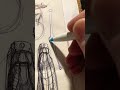 How to draw the arm bones.