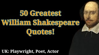 50 Greatest William Shakespeare Quotes | Belsu Quotes #quotes #williamshakespeare #william