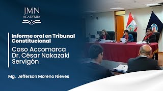 Informe oral ante Tribunal Constitucional - Caso Accomarca - Dr. Cesar Nakazaki.