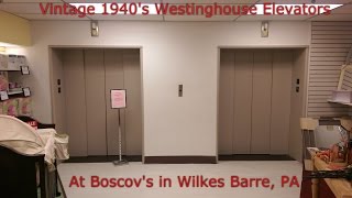 Vintage 1940's Westinghouse Elevator at Boscov's in Wilkes Barre, PA