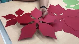 Video Blog: Flores de NOCHEBUENA con papel 2020