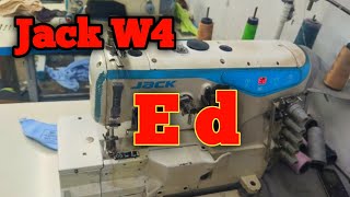Jack W4 Flatlock Machine Error E d How to remove Ed