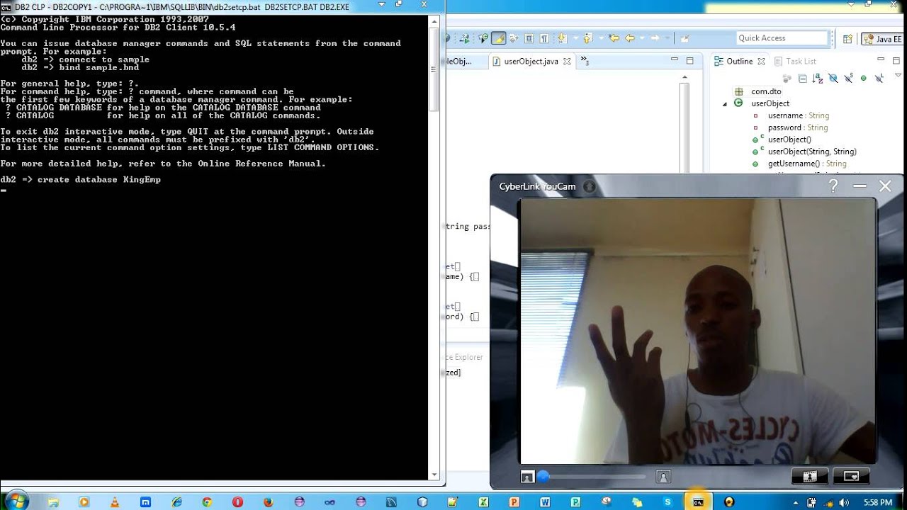 Creating Database Using Db2 Youtube