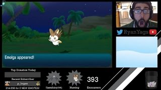 Shiny Emolga via SOS in Pokemon Sun and Moon \