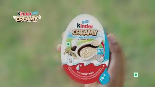 KINDER CREAMY | Mini Snack Approved by Moms. loved by kids- 25sec English