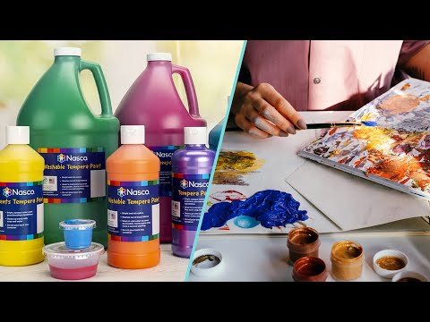 Are tempera and acrylic paint same?