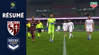 FC METZ - FC GIRONDINS DE BORDEAUX (0 - 0) - Résumé - (FCM - GdB) / 2020-2021