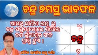 ଚନ୍ଦ୍ର ସପ୍ତମ(୭ମ)ସ୍ଥ ଭାବଫଳ ,ବୈଦିକ ଜ୍ୟୋତିଷ ଶାସ୍ତ୍ର ଦର୍ଶନ