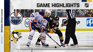 Oilers @ Penguins 2/23 | NHL Highlights 2023