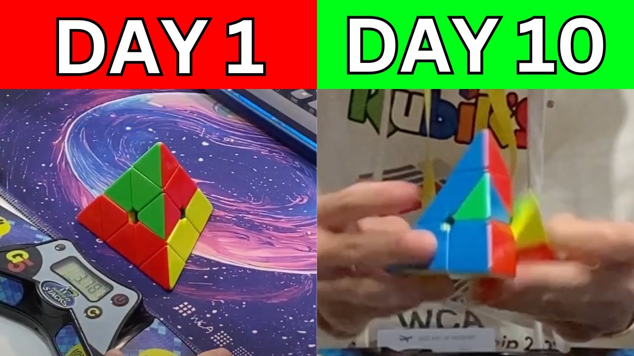 Becoming A Top Pyraminx Player In 10 Days Youtube