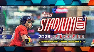 2023 STADIUM CLUB HOBBY BOX OPENING & REVIEW! NEW Release Topps Baseball Cards