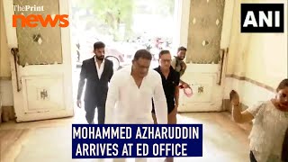 Azharuddin arrives at ED office in Hyderabad after he was summoned in money laundering case