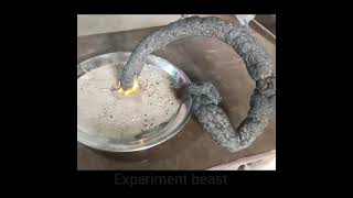 Home made deepawali fire snake | experiment video | YouTube shorts