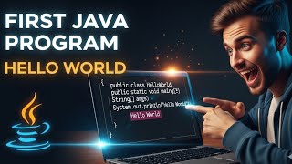 First Java Program 🔥 | Hello World | Java for Beginners 👨💻 #java #corejava #dsa #developers #trend