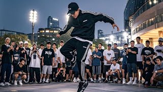 Street Dance年轻小伙子街头表演机械舞，流畅又丝滑，看起来很酷