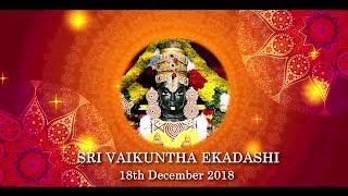 Vaikuntha Ekadashi 2018