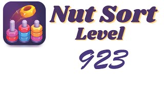 Nut Sort Level 923 Walkthrough | Nuts — Color Sort 923 solution