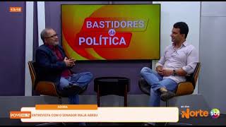 Senador Irajá destaca compromisso com os 139 municípios em entrevista à TV Norte SBT.