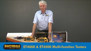 Martindale ET4000 ET4500 Multifunction 18th Edition Installation Testers