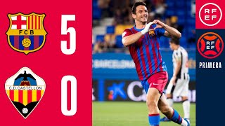 RESUMEN | FC Barcelona B 5-0 CD Castellón | PrimeraRFEF | Jornada 37 | Grupo 2