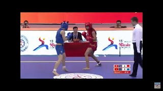 Sanda : Amira Salhi (Tunisia) vs Thi Thu Thuy Nguyen (Vietnam)/2019 World Wushu Championships