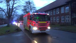 (Ausgelöste BMA) Einsatzfahrt Löschzug der Berufsfeuerwehr Göttingen