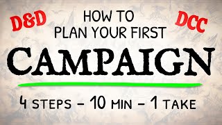 How to Make a D&D Campaign (the easy way)