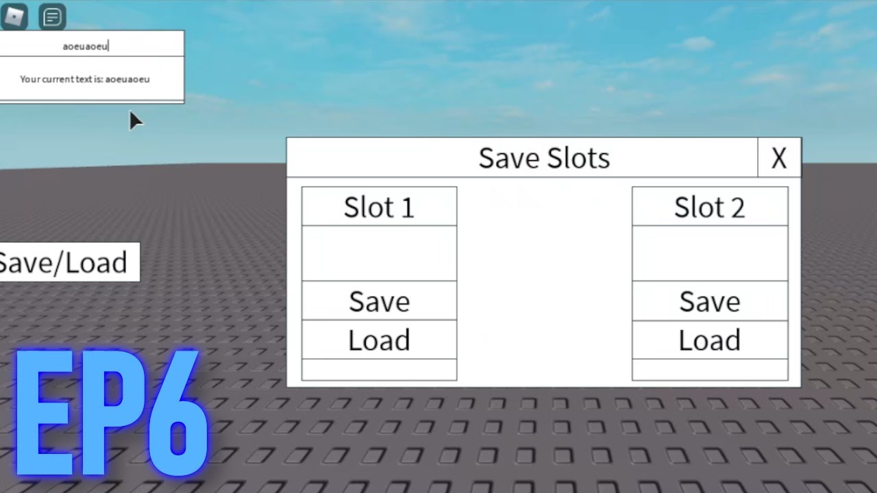 Ep 6 Roblox Save Slots Passing In Data Youtube