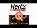 Hertz rental car & Uber pro card & Uber rentals sucks. Double charges and  pending payments.