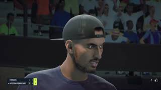 TIEBREAK PS5 Pro Nick Kyrgios Vs Giovanni Mpetshi Perricard ATP 250 Brisbane Legend difficulty custo