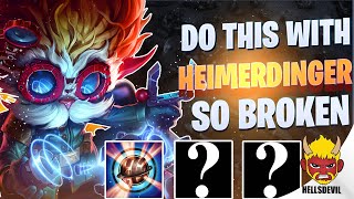 WILD RIFT | Heimerdinger Is SO BROKEN If You Do THIS! | Heimerdinger Gameplay | Guide & Build