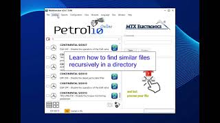 MTX Electronics: Petrol10 (DPF Remover) - Finding similar files in your tuning archive