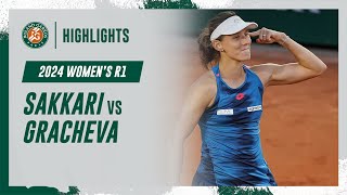 Sakkari vs Gracheva Round 1 Highlights | Roland-Garros 2024