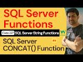 SQL Server Functions | SQL Server String Functions - SQL Server CONCAT() Function #4 | 227. W3School