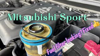 Mitsubishi Sport Fuel Filter Leak