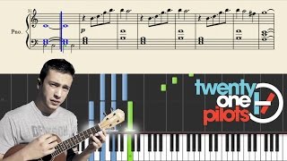 twenty one pilots: Can't Help Falling In Love (PlaintivePiano) - EASY Piano Tutorial