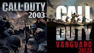 Evolution of Call of Duty Games 2003-2021