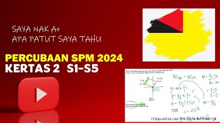 PERCUBAAN MATEMATIK SPM 2024 # NEGERI 9 #PART 1# SOALAN 1-SOALAN 5