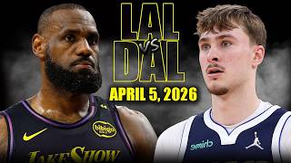 Los Angeles Lakers vs Dallas Mavericks Full Game Highlights – April 5, 2026 | NBA Season