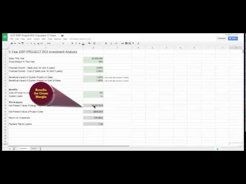 Calculating 5 Year ROI of an ERP Project Calculating 5 Year ROI of an ERP Project