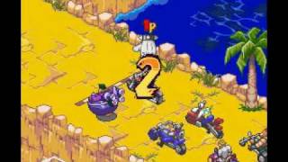 Biker Mice From Mars - SNES - Super Hard - Main Race - Throttle - Parte 1