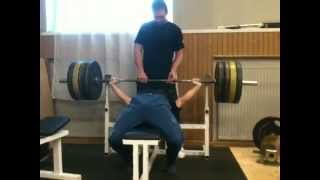 Eddie Berglund 150kg i bänkpress