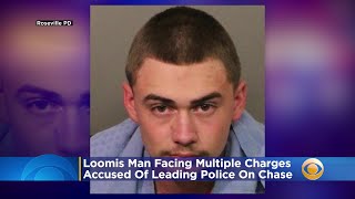 Loomis Man Facing Multiple Charges After Allegedly Leading Roseville Police On Car Chase