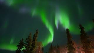 Northern lights! little clip from a big kick-off! (Fairbanks, Alaska 10.12.21)