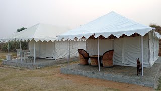 Installation of a Classic Swiss Cottage Tent | Aadi Tents | Adventures for Life | Veni.Vidi.Vici